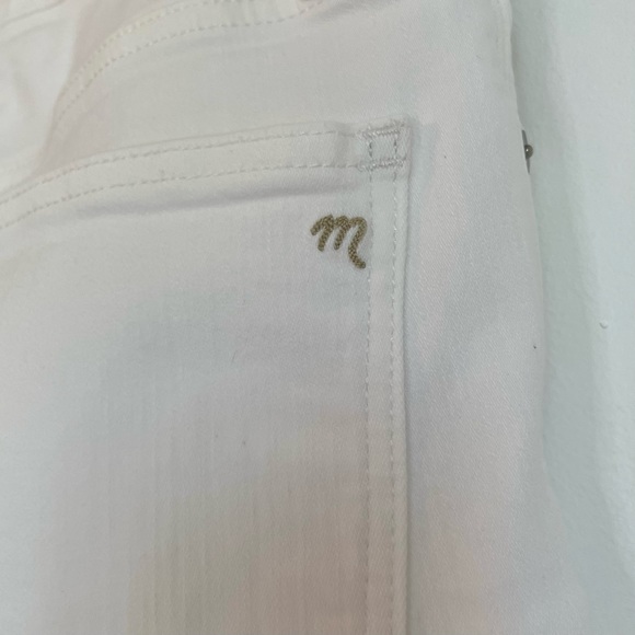 Madewell 9” High Rise Skinny White Jeans - Picture 15 of 15